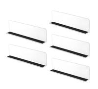 SUPVOX Séparateur Pièces Dressing en PVC Magnétique Étagère pour Classification de Planche Épaisse L Lot 5 des Marchandises en Magasin pour Supermarché
