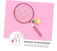 SUPVOX Set Badminton Garçon Fille avec Antidérapantes et Volants Kit Complet pour Jeux Intérieurs et Extérieurs Sportif pour Garçons et Filles