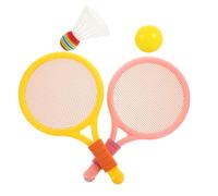 SUPVOX Set de Raquettes de Badminton avec Balles Kit Portable pour Garçon Fille Activités Intérieur et Extérieur Renforcement Coordination et Interaction Familiale