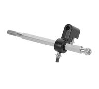 SUPVOX Set pour Double Pédale de Grosse Caisse Clips de Fixation de Marteau Métal Noir Tiges de Compatibles Multis Marques Accessoires pour Batterie Installation Rapide pour Scène et