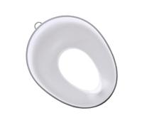 SUPVOX Siège de Toilette pour Bébé et Tout-petits, Anneau D'entraînement Amovible, Anti-éclaboussures, Confortable et Sécurisé, Plastique Blanc, Apprentissage Propreté pour Garçon