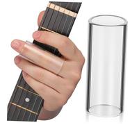 SUPVOX Slide de Guitare en Verre Medium 2 Pièces Slide Standard pour Guitare Bottleneck Traité Thermiquement pour Guitaristes Passionnés et Professionnels
