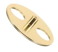 SUPVOX Socle Platine Doré Miroir 55x10mm e Remontage Boîte à Musique Mécanique DIY Accessoire pour Jouets Musicaux et Décoration Intérieure