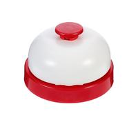 SUPVOX Sonnette D'appel Rouge Compacte pour Service Client, Cloche de Réception de Bureau 6 Cm, Mains Appuyant Cloche, pour Restaurant, Accueil et Dressage Animaux