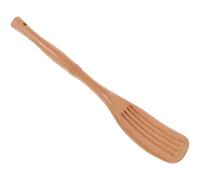 SUPVOX Spatule en Bois Antiadhésive pour Wok Manche Rond Ergonomique, Ustensile Cuisine Résistant la Chaleur, Outil Portable pour Cuisson, Sauté et Fondue - la Cuisine Maison