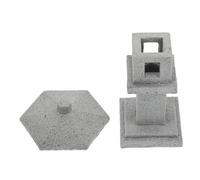 SUPVOX Statue De Pagode Chinoise Miniature Décoration pour Aquarium Et Jardin Zen Ornements De Bonsaï Et Tour De Pagode Asiatique