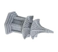 SUPVOX Statue Miniature De Pavillon en Pierre Modèle De Kiosque De Table Ornement De Jardin Extérieur