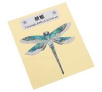 SUPVOX Sticker Décoratif pour Tête de Guitare Autocollant Inlay Libellule pour Guitare Électrique et Acoustique Accessoire Personnalisé Facile à Poser