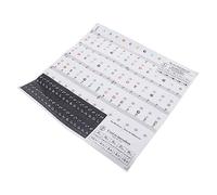 SUPVOX Stickers Piano Débutant Autocollants Clavier Durable Transpiration Facile à Poser Sans Résidu pour Apprentissage