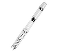 SUPVOX Stylo-plume à Piston Pointe Pinceau Flexible en Plastique Robuste, Transparent, pour Calligraphie, Dessin et Scrapbooking, Stylo-feutre à Réservoir D’encre, pour Artistes