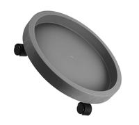 SUPVOX Support à roulettes pour Pots De Fleurs Chariot De Jardin Mobile Plateau pour Plantes Intérieures Bac à Plantes Rond avec roulettes pour Grands Pots De Fleurs