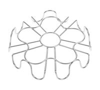 SUPVOX Support à Œufs en Acier Inoxydable 304, Grille Vapeur Multifonction à Trous Multiples, Haute Résistance, Compatible Cuiseur Vapeur, Accessoire la Cuisine pour Cuisson Œufs Coque,