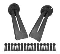 SUPVOX Support Arrière Noir pour Chevalet Photo Petit Format, Plastique Résistant, Lot de 20 Pièces, Support pour Cadres Photo et Panneaux de Table, pour Mariage et Exposition D'œuvres