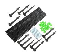 SUPVOX Support Cage pour Jardin Kit Arceaux Tunnel de Croissance Noir Protection Insectes et Gel pour Plantes Fruits et Semis Treillis Polyvalent