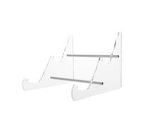 SUPVOX Support Clavier Acrylique Transparent 2 Niveaux Rehausseur Clavier Bureau Léger et Stable Ergonomique pour Ordinateur Accessoires de Bureau pour Organisation et Gain de Place