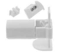 SUPVOX Support de Fixation pour Stores Plissés, Kit Pièces de Rechange 1 Jeu Embouts de Rail Gauche et Droit, Accessoire Plastique Léger et Résistant pour Réparation Stores Verticaux,