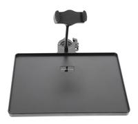 SUPVOX Support de Microphone pour Diffusion en Direct Plateau Large V3 27 X 20,5 Cm en Métal, Porte-carte Son à Pince Réglable, Étagère Multifonction pour Pied de Micro, Accessoires