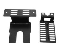 SUPVOX Support de Moteur pour Barbecue en Acier Inoxydable, 2 Pièces, Support de Fixation Solide Trous de Montage, Accessoire Pratique pour Rôtissoire Extérieur, Compatible Cuisson