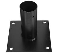 SUPVOX Support de Poteau en Métal Ferreux Revêtement Anti-Intempéries Socle Robuste pour Poteaux en Bois Ø Approximatif Ancre de Piquet de Terre Métallique pour Installation Sécurisée