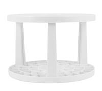 SUPVOX Support de Rangement pour Pinceaux à Peinture 46 Emplacements Porte-Stylo de Dessin Blanc Étagère Compacte et Légère pour Atelier Artistique et Organisation Bureau