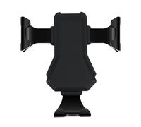 SUPVOX Support de Téléphone Support Flexible pour Voiture en ABS Noir pour Téléphone Portable et GPS, Design Compact Conduite Bureau