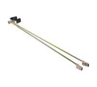 SUPVOX Support D'écarteur de Drapeau Réglable en Acier Inoxydable, Poutre de Fixation Robuste pour Mâts de Drapeau, Cadre de Déployeur de Bannières pour Événements Extérieurs