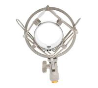 SUPVOX Support Micro Anti-vibration Métal Ajustable pour Microphones à Condensateur Fixation Stable pour Enregistrement Studio et Streaming Direct