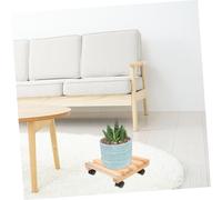 SUPVOX Support Multi Usage Massif pour Pots de Fleurs Étagère à Plantes Dintérieur et Balcon Petite Base pour Pots Succulents et Cactus roulettes Protectrices pour Sols Délicats Meuble