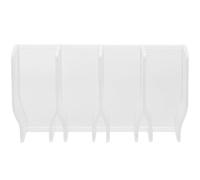 SUPVOX Support Mural Adhésif en Plastique pour Dentifrice et Soins du Visage, Étagère Compacte pour Accessoires de Salle de Bain