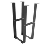SUPVOX Support PC Tour en Acier Carbone Noir Résistant la Corrosion, Design Spécial et Structure Pratique pour Fixation sous Bureau, pour Ordinateur de Bureau