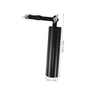 SUPVOX Support Pince à Tambour Acier Stable Sac de Rangement Compact pour Balais et Maillets S Attache Au Pupitre Organisation pour Batteurs et Étudiants Noir