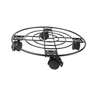 SUPVOX Support Pot de Fleur Roulette pour Plantes Base pour Jardinière Déplace-Pot de Fleurs avec roulettes Étagère Ronde