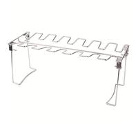 SUPVOX Support Poulet Acier Inoxydable pour Barbecue Multifonction Support de Cuisson Maison pour Grillades Intérieur et Camping Extérieur