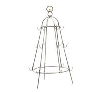 SUPVOX Support Suspendu pour Barbecue en Acier Inoxydable Grille de Cuisson Petite Taille avec Cintre Pratique Accessoire Grill Extérieur pour Barbecue en Plein Air