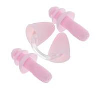 SUPVOX Swim and Nose Plugs Silicone Ear Protection for Children Comfortable Soft Flexible Material with Storage Box for Swimming and Water Sports