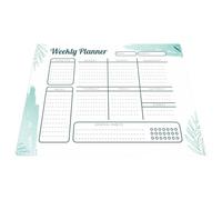 SUPVOX Tableau Blanc Autocollant Effaçable à Sec 30 X 40 Cm, Planning Hebdomadaire Réutilisable en Pvc, Calendrier Adhésif pour Organisation Familiale et Professionnelle, Feuille