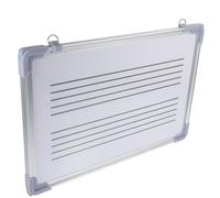 SUPVOX Tableau Blanc Effaçable à Sec pour Musique Double Face Magnétique 30X45 CM Support Mural Tableau D’Écriture du Personnel Lignes de Repères pour Enseignement Couleur Aléatoire