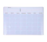 SUPVOX Tableau Blanc Magnétique A3 Effaçable pour Planning Mensuel et Hebdomadaire, Panneau Autocollant pour Réfrigérateur, Calendrier Familial et Organiseur de Tâches, Surface Lisse