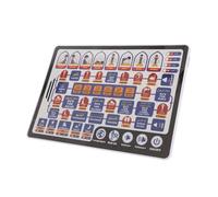 SUPVOX Tablette d'apprentissage Arabe Interactive pour Garçon Et Filles Jeu Éducatif Islamique Coran Apprentissage De L'alphabet Arabe Outil Éducatif pour Débutants pour Usage Préscolaire