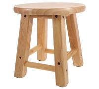 SUPVOX Tabouret en Bois Massif Naturel, Petit Tabouret Carré 25x25 Cm, Marchepied Léger pour Garçon et Filles, Siège D’appoint Polyvalent pour Chambre, Salle de Bain et Entrée, Support