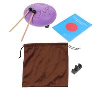 SUPVOX Tambour à Langue Acier Notes Compact avec Maillet Instrument de Percussion Portable pour Méditation Yoga Détente et Création Musicale Facile à Jouer pour Débutants et Adultes