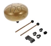 SUPVOX Tambour à Langue Acier Notes Instrument de Percussion Simple Tambour Lotus Doré pour et Éducation Musicale