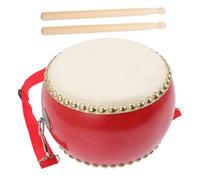 SUPVOX Tambour Éveil Éducatif pour Garçon Fille Instrument de Percussion Naturel Musical Apprentissage pour Développer Écoute Coordination Œil-Main Adapté Aux Fêtes Éducation Musicale
