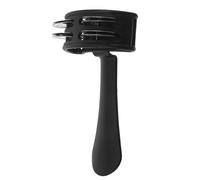 SUPVOX Tambourin à Main Double Rangée avec Cloches Métalliques Instrument de Percussion Portable pour Accompagnement Guitare Cajon et Djembé Shaker Musical pour Garçon Fille et Adultes