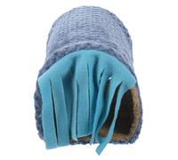 SUPVOX Tanière Douillette pour Petits Animaux Tunnel Caché Peluche pour Hamster Chinchilla et Cochon Refuge Sécurisé et Confortable pour Sommeil Hivernal