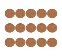 SUPVOX Tapis de Nidification Naturel en Fibre Pigeons 15 Pièces 20 Cm Épaisseur 0,3-0,4 Cm Coussin de Nid Respirant Doublure pour Cage à Oiseaux Élevage et Reproduction