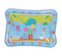 SUPVOX Tapis D'eau Gonflable Océan Pour Bébé, Coussin Créatif De Stimulation Sensorielle, Matière Plastique Sûre, Pour Ramper Et Jeux Aquatiques, Motif Vie Marine Coloré, Taille 50x68 Cm