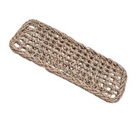 SUPVOX Tapis Herbe de Mer Tissé Main pour Reptiles Matelas Escalade pour Lézards et Serpents et Sécurisé Dimensions pour Habitat de Reptiles Actifs