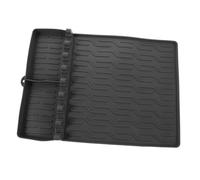 SUPVOX Tapis Silicone Résistant Chaleur pour Ustensiles de Grill Support Antidérapant avec Égouttoir pour Spatules Protection Latérale Surface pour Barbecue Extérieur