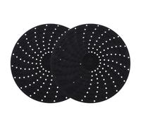 SUPVOX Tapis Silicone Réutilisable 2 Pièces pour Friteuse à Air, Coussin Rond Antiadhésif Compatible Lave-Vaisselle, pour Cuisson de Snacks et Plats Légers